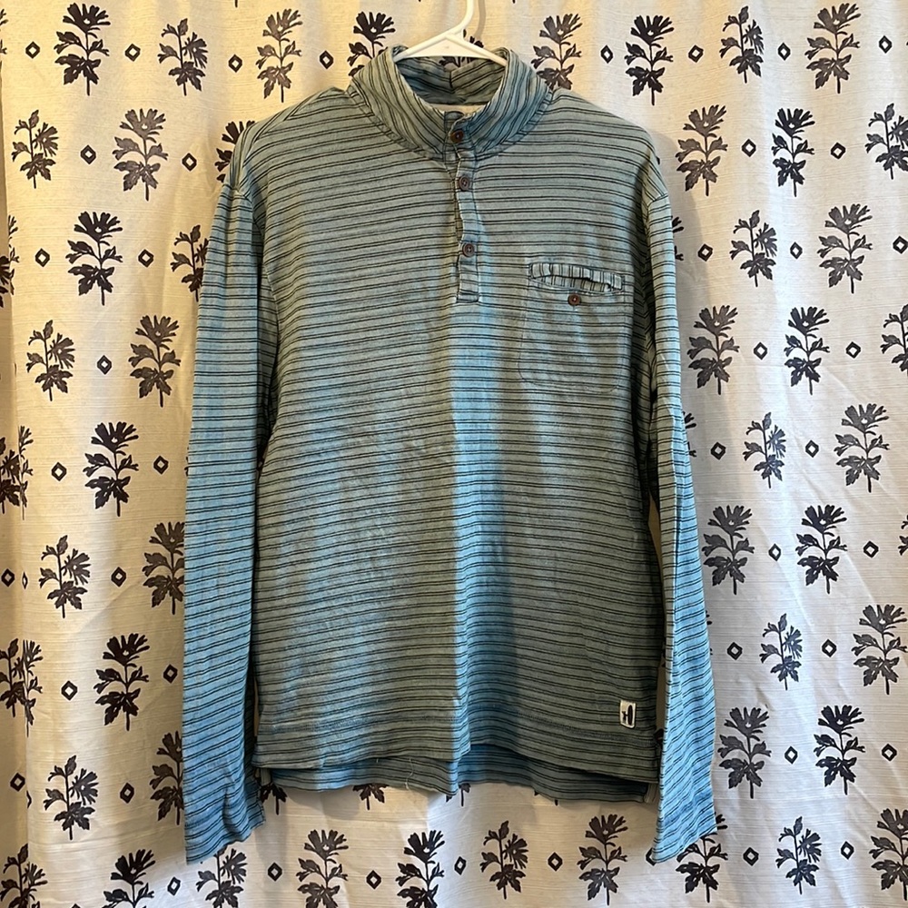 Johnnie-O Quarter Button Sweater Shirt